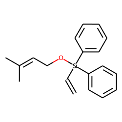 1-Diphenylethenylsilyloxy-3-methylbut-2-ene