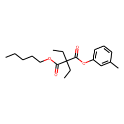 Diethylmalonic acid, pentyl 3-methylphenyl ester