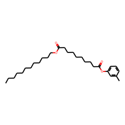 Sebacic acid, dodecyl 3-methylphenyl ester