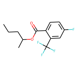 4-Fluoro-2-trifluoromethylbenzoic acid, 2-pentyl ester