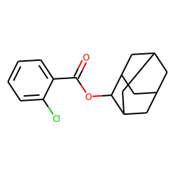 2-Chlorobenzoic acid, 2-adamantyl ester