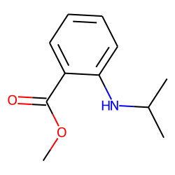 Benzoic acid, 2-(isopropyl)amino-, methyl ester