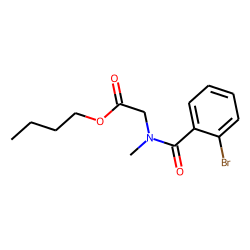 Sarcosine, N-(2-bromobenzoyl)-, butyl ester