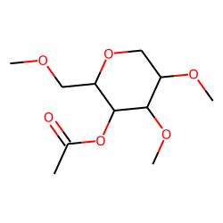 Acetic acid 4,5-dimethoxy-2-methoxy methyl-tetrahydro-pyran-3-yl ester