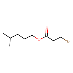Propanoic acid, 3-bromo, isohexyl ester