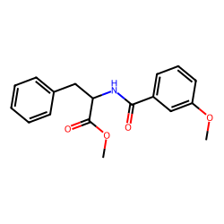 L-Phenylalanine, N-(m-anisoyl)-, methyl ester