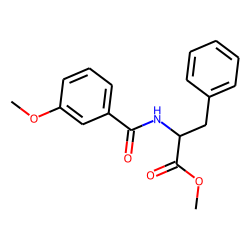 l-Phenylalanine, N-(m-anisoyl)-, methyl ester