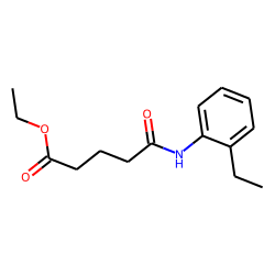 Glutaric acid, monoamide, N-(2-ethylphenyl)-, ethyl ester
