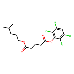 Glutaric acid, isohexyl 2,3,5,6-tetrachlorophenyl ester