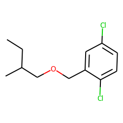 2,5-Dichlorobenzyl alcohol, 2-methylbutyl ether