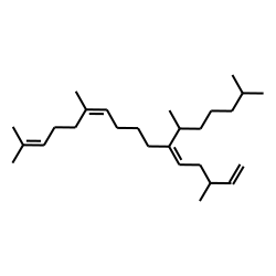 2,6(Z)-Heptadecadiene, 2,6,12,16-tetramethyl-11-(3-methyl-4-pentenylidene)