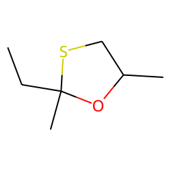 1,3-Oxathiolane, 2-ethyl-2,5-dimethyl-, trans-