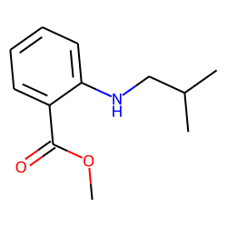 Benzoic acid, 2-(2-methylpropyl)amino-, methyl ester