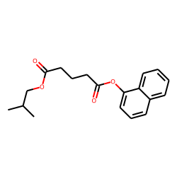 Glutaric acid, isobutyl 1-naphthyl ester
