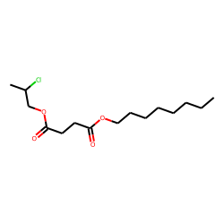 Succinic acid, 2-chloropropyl octyl ester