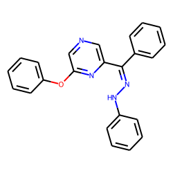 2-Phenoxy-6-benzoyl pyrazine phenylhydrazone