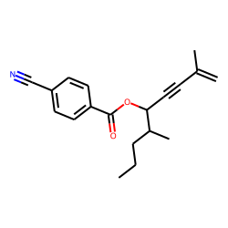 4-Cyanobenzoic acid, 2,6-dimethylnon-1-en-3-yn-5-yl ester