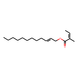 (E)-Dodec-2-enyl (E)-2-methylbut-2-enoate