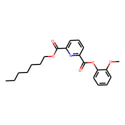 2,6-Pyridinedicarboxylic acid, heptyl 2-methoxyphenyl ester
