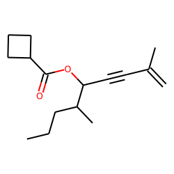 Cylobutanecarboxylic acid, 2,6-dimethylnon-1-en-3-yn-5-yl ester