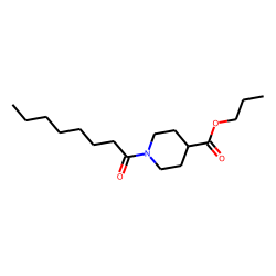 Isonipecotic acid, N-(octanoyl)-, propyl ester