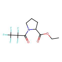 L-Proline, N-pentafluoropropionyl-, ethyl ester