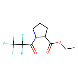 l-Proline, n-pentafluoropropionyl-, ethyl ester