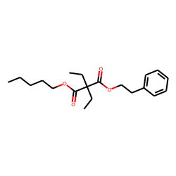 Diethylmalonic acid, pentyl phenethyl ester