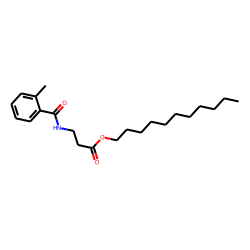 «beta»-Alanine, N-(2-methylbenzoyl)-, undecyl ester