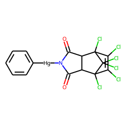 Mercury, (1,4,5,6,7,7-hexachloro-5-norbornene-2,3-dicarboximidato)-phenyl-