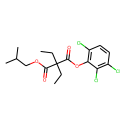 Diethylmalonic acid, isobutyl 2,3,6-trichlorophenyl ester