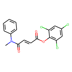 Fumaric acid, monoamide, N-methyl-N-phenyl-, 2,4,6-trichlorophenyl ester