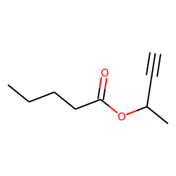 Valeric acid, but-3-yn-2-yl ester