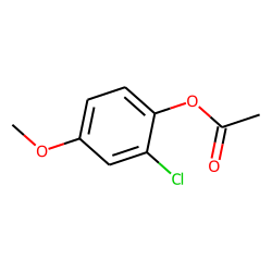 2-Chloro-4-methoxyphenol, acetate