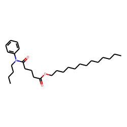 Glutaric acid, monoamide, N-butyl-N-phenyl-, tridecyl ester