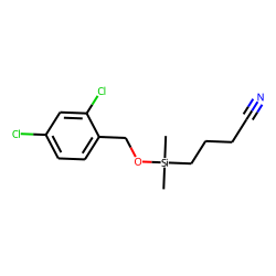 2,4-Dichlorobenzyl alcohol, (3-cyanopropyl)dimethylsilyl ether