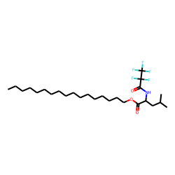 l-Leucine, n-pentafluoropropionyl-, heptadecyl ester