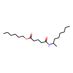 Glutaric acid, monoamide, N-(2-octyl)-, hexyl ester