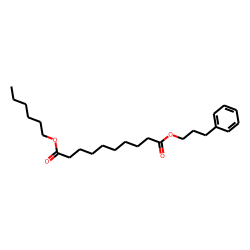 Sebacic acid, hexyl 3-phenylpropyl ester