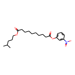 Sebacic acid, isohexyl 3-nitrophenyl ester