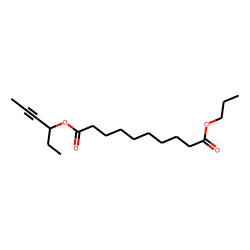 Sebacic acid, hex-4-yn-3-yl propyl ester
