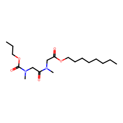 Sarcosylsarcosine, N-propoxycarbonyl-, octyl ester