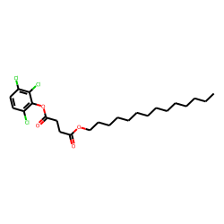 Succinic acid, tetradecyl 2,3,6-trichlorophenyl ester