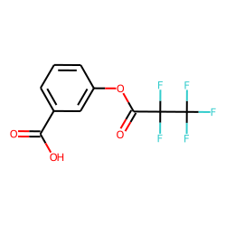 Benzoic acid, 3-(pentafluoropropionyloxy)-