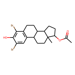17Beta-acetoxy-2,4-dibromoestra-1,3,5(10)-trien-3-ol