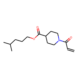 Isonipecotic acid, N-acryloyl-, isohexyl ester