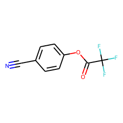 Trifluoroacetic acid, 4-cyanophenyl ester