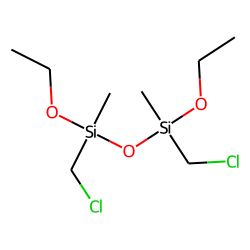 1,3-Disiloxane, 1,3-diethoxy, 1,3-dimethyl, 1,3-bis-(chloromethyl)