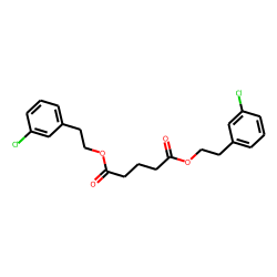 Glutaric acid, di(2-(3-chlorophenyl)ethyl) ester