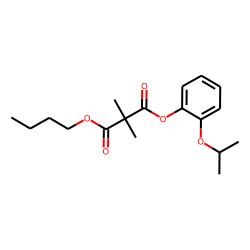 Dimethylmalonic acid, butyl 2-isopropoxyphenyl ester